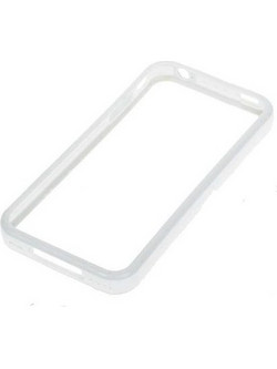Stylish Protective Bumper Frame Case for iPhone 4 - Άσπρο (ΟΕΜ)
