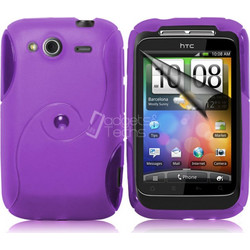 Θήκη TPU Gel S-LIne για HTC Wildfire S Μώβ (OEM)