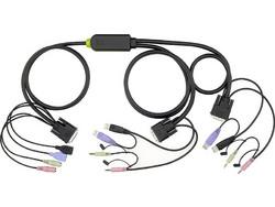 LevelOne KVM Switch 0260 2 x DVI / USB