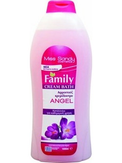 Miss Sandy Family Bath Angel Κρεμώδες Αφρόλουτρο 1lt