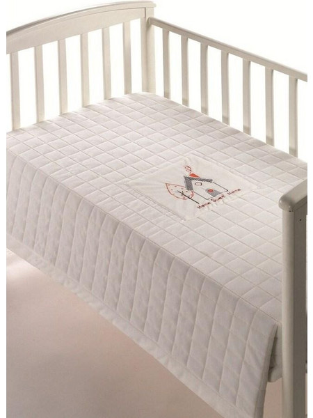 Morven Peques 209 Κουβέρτα Αγκαλιάς Fleece 80x110 Λευκή