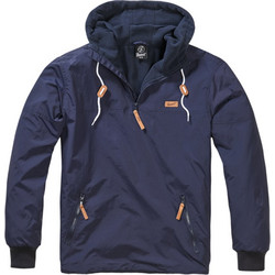 Brandit Ανδρικό Μπουφάν Χειμωνιάτικο Pullover Αντιανεμικό Navy Μπλε 9393