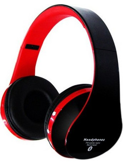 Ovleng EB203 Ασύρματα Bluetooth Ακουστικά Over Ear Μαύρα Κόκκινα