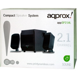 Approx APPSP21VL Ηχεία Υπολογιστή 2.1 4.5W Black