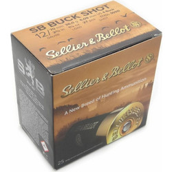 Sellier & Bellot SB Buckshot Φυσίγγια Δράμια 12Cal 70mm 27βολα 32gr 25τμχ