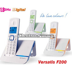 Alcatel Versatis F200 Ασύρματο Τηλέφωνο Μπλε