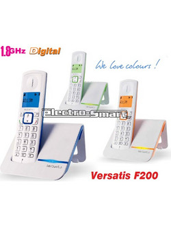 Alcatel Versatis F200 Ασύρματο Τηλέφωνο Μπλε