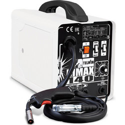 Telwin Bimax 140 Turbo Ηλεκτροκόλληση Inverter MIG / MAG 120A 15%