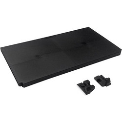 TOOMAX Ιταλίας Πλαστικό Ράφι 63x34x2.5cm Για Ντουλάπες SMALL MAX Αντοχή 15kg Μαύρο