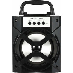 MS-134BT Αδιάβροχο Ηχείο Bluetooth 8W με Ραδιόφωνο Μαύρο