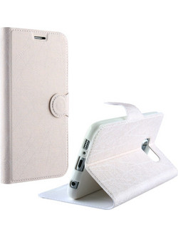 Volte-Tel Line Leather TPU Book White (Huawei Ascend Y550)