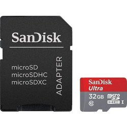 Sandisk Ultra microSDHC 32GB Class 10 UHS-I 80MB/s + Adapter