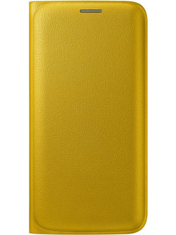 Samsung Flip Wallet Yellow (Galaxy S6 Edge)