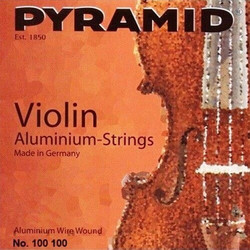 Pyramid Aluminium 100/100 Σετ 4 Χορδές Βιολιού