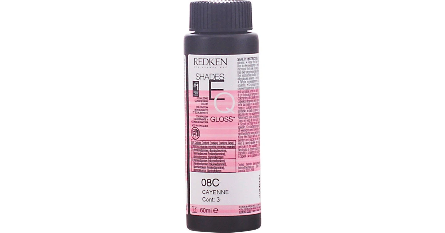 Redken Shades EQ 08C Cayenne Ημιμόνιμη Βαφή Μαλλιών Χωρίς Αμμωνία 60ml
