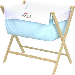 Polini Kids Cradle Λίκνο Λευκό Γαλάζιο