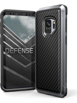 Θήκη X-DORIA DEFENSE LUX CARBON για SAMSUNG GALAXY S9 - ΜΑΥΡΗ