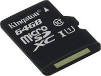 Κάρτα Μνήμης Kingston microSDXC 64GB Class 10