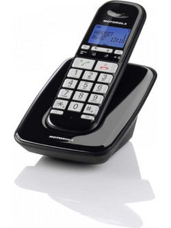 Motorola S3001 Ασύρματο Τηλέφωνο με Ανοιχτή Ακρόαση Μαύρο