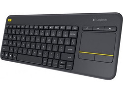 Logitech K400 Plus Black Ασύρματο Πληκτρολόγιο με TouchPad