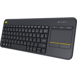 Logitech K400 Plus Black Ασύρματο Πληκτρολόγιο με TouchPad