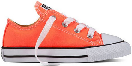 orange infant converse