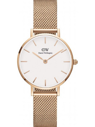Daniel Wellington Petite Melrose Γυναικείο Ρολόι με Ροζ Χρυσό Μεταλλικό Μπρασελέ DW00100219
