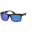 Maui Jim B432-2M Ανδρικά Γυαλιά Ηλίου Ορθογώνια Κοκάλινα Μαύρα με Μπλε Καθρέπτη Φακό