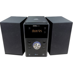 Crystal Audio HBT-1 Mini Ηχοσύστημα Hi-Fi 2.0 30W με CD / Digital Media Player και Bluetooth Black