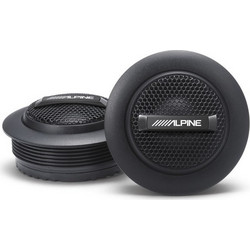 Alpine S-S10TW Σετ Tweeter Αυτοκινήτου Στρογγυλά 1" 80W RMS 88dB