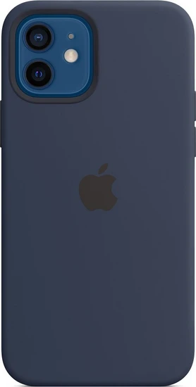 Apple Silicone Case With Magsafe Dark Navy Iphone 12 12 Pro