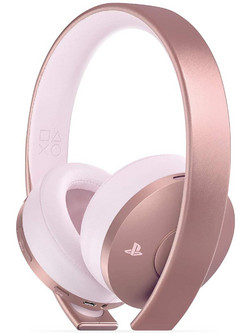 Sony Gold Edition Ασύρματο Gaming Headset Over Ear Rose Gold