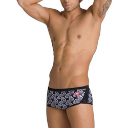 Arena Crazy Pop Skulls Αθλητικό Ανδρικό Μαγιό Boxer Μαύρο Λευκό 003470-500