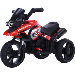 Zita Toys Ηλεκτροκίνητο Παιδικό Μηχανάκι 6V Μαύρο Κόκκινο 017.518-BLK