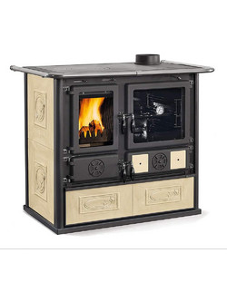 La Nordica Rosa Sinistra Reverse Beige Ατσάλινη Ξυλόσομπα με Φούρνο 8.2kW
