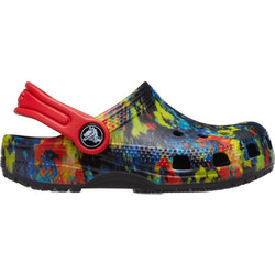 Crocs Classic Tie Dye Graphic Clog Παιδικά Παπούτσια Θαλάσσης για Αγόρι Πολύχρωμα 206994-4SW