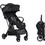 Cangaroo Easy Fold Limited Edition Καρότσι Μωρού Μπαστούνι Black
