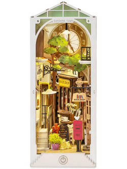 Robotime Rolife Sunshine Town 3D Book Nook DIY 246 Κομμάτια 24cm TGB02