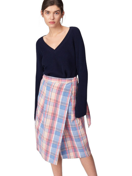 Gant 4400020 Υφασμάτινη Μίνι Φούστα Pink/Blue