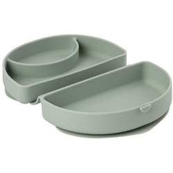 Miniware Des.13 Silifold Πιάτο Σιλικόνης με Βεντούζα Mint