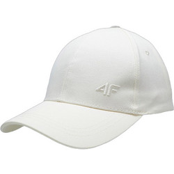 4F Καπέλο Jockey Υφασμάτινο Λευκό 4FSS23ACABF110-12S
