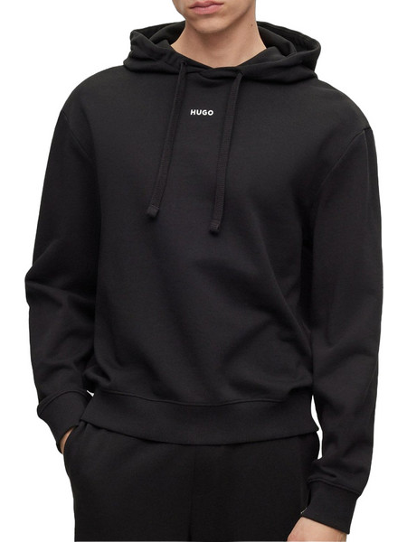 Hugo Boss Ανδρικό Φούτερ με Κουκούλα Μαύρο 50486478-001