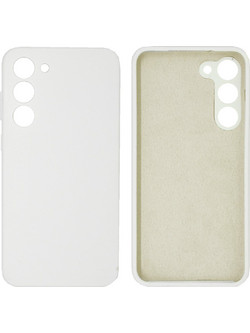 Ancus Silicone Liquid Back Cover White (Samsung Galaxy S23 Plus)