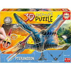 Παιδικό Puzzle Educa 3D Pteranodon 43 Κομμάτια