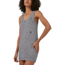 Calvin Klein Mini Καλοκαιρινό Καθημερινό Φόρεμα Ασημί J20J223235