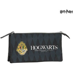 Safta Harry Potter Hogwarts Κασετίνα με 3 Θήκες Μαύρη 812130744
