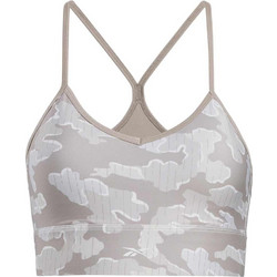 Reebok Id Train Camo Αθλητικό Μπουστάκι με Μέτρια Στήριξη Εκρού 100076279-ASH