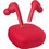 Defunc True Entertainment Ακουστικά Bluetooth In Ear Ανθεκτικά στο Νερό Red