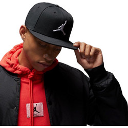 Jordan Jumpman Pro Ανδρικό Καπέλο Jockey Snapback Υφασμάτινο Μαύρο FV5296-010