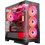 Modecom Volcano Space Apex Black Gaming Midi Tower Κουτί Υπολογιστή RGB με Πλαϊνό Παράθυρο